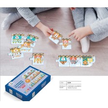 Arnas Toys 5234 Learning Numbers Tren Puzzle 10 Parça Sayılar Karton Puzzle