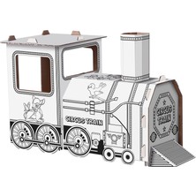 Arnas Toys 5104 Train Station 3D Maket Karton Boyama Tren Garı