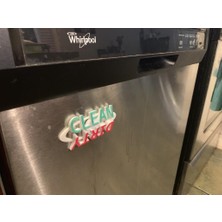 Aeon Store Temiz / Kirli Manyetik Flip Burcu - Bulaşık Yıkama Yemekleri - Çamaşırhane (25X4MM Magnet) Plastik Aparat