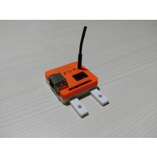 Aeon Store M5 Montajlı Turuncu Pi Zero Case Plastik Aparat