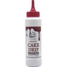 Dr. Gusto  Metalik Drip Kokolin Çikolata Bordo 250 gr