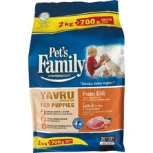 Pets Family Premium Kuzu Etli Yavru Köpek Maması 2700 G