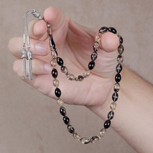 Tesbihcibaba Popüler Renk Füme Sıkma Kehribar Tesbih