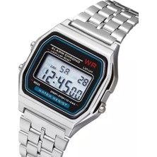 Walter Resist Wr Sport Kadın-Erkek Dijital Saat -Gümüş