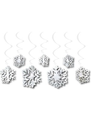 Festivall Kartanesi 3D Tavan Süs Sedef Beyaz 10'lu