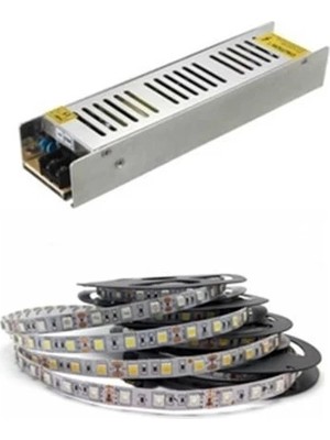 Mesa Günışığı 3 Cip Iç Mekan Şerit LED 30 Metre 30 Amper 12 Volt Trafo Dahil Ikili Set Günışığı