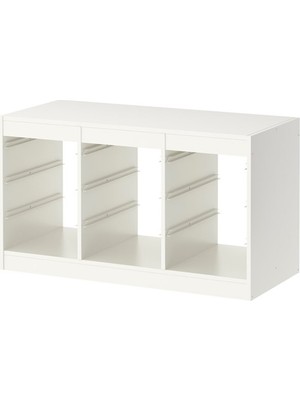 IKEA Trofast Iskelet Beyaz, 99X44X56 cm