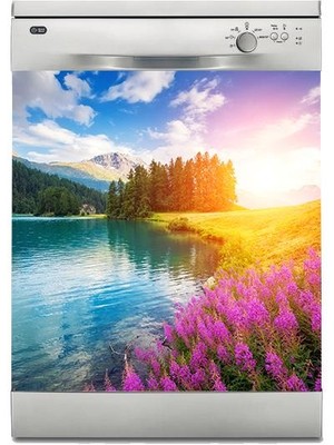 Sticker Art Bulaşık Makinesi Sticker Kaplama Beyaz Eşya Kaplama Champfer