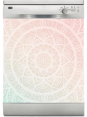 Sticker Art Bulaşık Makinesi Sticker Kaplama Beyaz Eşya Kaplama Mandala