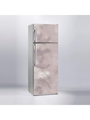 Sticker Art Buzdolabı Sticker Kaplama Dolap Kaplama Etiketi Palmiye Yaprak