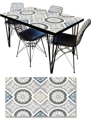 Sticker Art Masa Kaplama Folyosu Mobilya Masa Kaplama Folyoları Duvar Karo