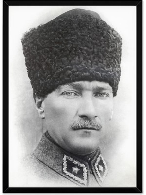 Tabloshop Çerçeveli Atatürk Poster Tablosu 40 x 60 cm