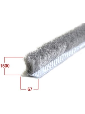 Forwin 67 x 1500 Kıl Fitil 10 Metre Cam Balkon ve Sürgülü Kapı İçin Yüksek Kalite