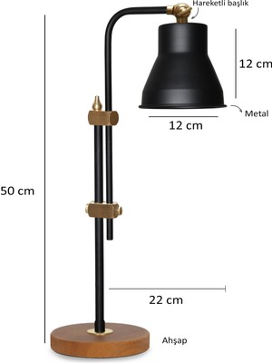 Homing Else Retro Style Çalışma Masa Lambası AYD-3108