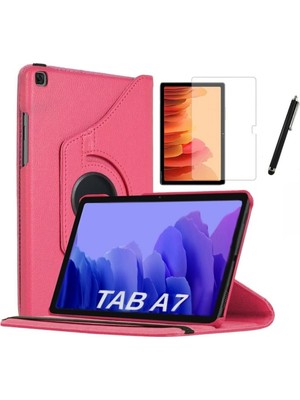 Gogoplus Samsung Galaxy Tab A 8.0 (2019) T290 Kılıf Standlı Uyku Modlu Smart Cover Akıllı Tablet Kılıfı Pembe