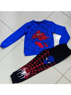 Mikro Örümcekadam Baskılı Pijama Takımı