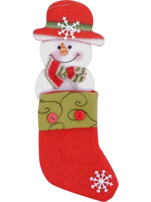 Partijet Yılbaşı Sevimli Ayıcık Dekor Çorap