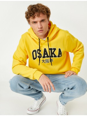 Koton Osaka Baskılı Kapşonlu Sweatshirt