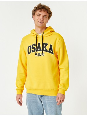 Koton Osaka Baskılı Kapşonlu Sweatshirt