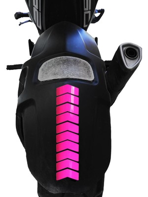 Çınar Extreme Ok Tasarımlı Çamurluk Kask Sticker Reflektif, Floresan, Düz Renkler Çınar Extreme