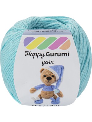 Happy Yarn Happy Gurumi K551 Turkuaz Amigurumi Örgü İpi 50 gr 130 M