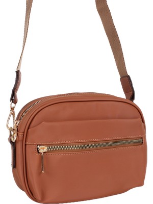 Bagacar 1361 Taba deri Deri Çapraz Omuz Çantası