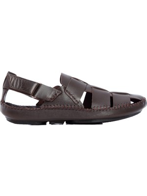 Tamer Tanca Erkek Derı Sandalet Sandalet 573 2052 Erk Sndlt Y21