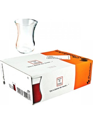 Paşabahçe 42021 Optikli Çay Bardağı 6X12=72AD Çay Bardak