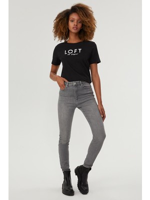 Loft 2028330 Kadın Natalıe 
rubby Grey Wash
 Jean Pantolon