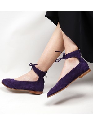 Lo Mejor Shoes Coco Özel Tasarım Kadın Ayakkabı - Mor