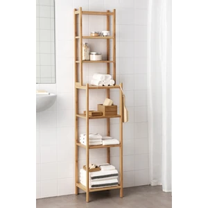 Ragrund Banyo Rafı Bambu, 33X28X163 cm Dolap