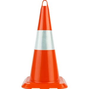 50 Cm. Kırılmaz Trafik Konisi (Tek Reflektifli)