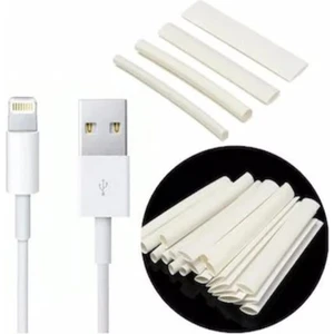 4 Metre Daralan Makaron Kablo 6.4 mm Iphone Şarj Aleti Kabloları Için Uygundur.