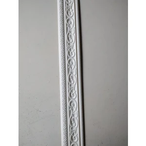 Renkli Duvarlar 4 Adet 8 CM-110 cm Beyaz Motifli Yapışkanlı Çıta Motifwhite