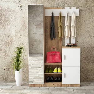 Robin Home Hera Vestiyer Portmanto Ayakkabılık Çam-Beyaz