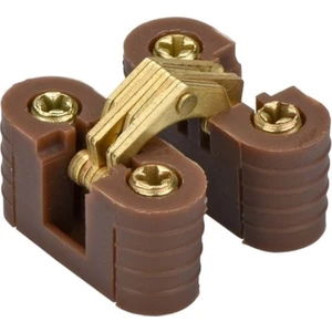 Akardiyon Menteşe Plastik Vidalı Kahve