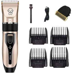 Köpek Saç Kesme Makinesi Düşük Gürültülü Evcil  Kedi Köpek Tüy Bakımı (Evcil /kedi/köpek/tavşan) Saç Kesimi Düzeltici Tıraş Makinesi Seti Evcil lar Kablosuz Şarj Edilebilir (Yurt Dışından)