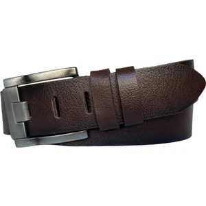 Deri 4.5 cm Geniş Dilli Kahverengi Kot, Spor Kemer