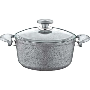 Oms Granit 28X13 cm Derin Tencere 3110 Gri