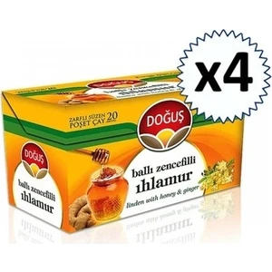 Ballı Zencefilli Ihlamur Çayı 20LI x 4 Adet