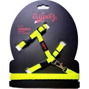 Tailpetz Cat Harnes Lime Ayarlanır Kedi Gezdirme Takım Tasması