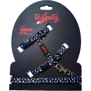 Tailpetz Cat Harnes Boo Ayarlanır Kedi Gezdirme Takım Tasması