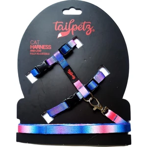 Tailpetz Cat Harnes Bavel Ayarlanır Kedi Gezdirme Takım Tasması