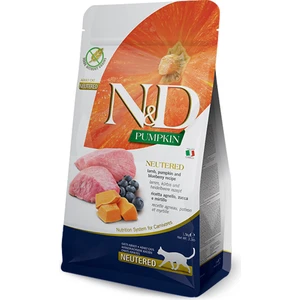 N&d Kuzu Etli Balkabaklı ve Yaban Mersinli Tahılsız Kısırlaştırılmış Kedi Maması 1,5 kg
