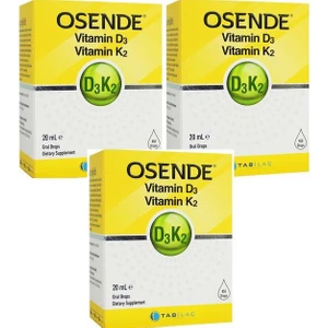 Tab Osende D3K2 Damla 20 ml x 3 Adet