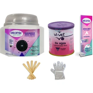 Konserve Ağda Makinesi Vivet Pudralı Ağda 240 ml Bez 10 mt