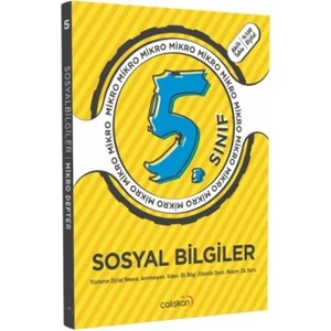 Çalışkan Yayınları 5. Sınıf Sosyal Bilgiler Mikro Defter