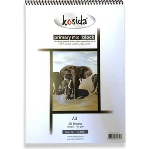 Kosida Primary Mix Block A3 130,190GSM 30 Yaprak