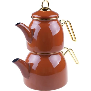 Asya Bazaar Sultan Emaye Demlik Kahverengi T3712