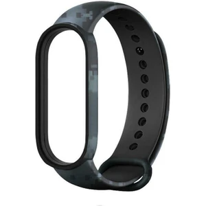Xiaomi Mi Band 5 Mi Band 6 Mi Band 7 Tme Kordon Kayış Kamuflaj Desen